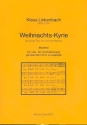 Weihnachts-Kyrie fr gemischten Chor a cappella Partitur