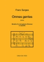 Omnes gentes fr gem Chor a cappella Partitur