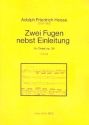 2 Fugen nebst Einleitung op.39 fr Orgel