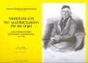 Sammlung von Vor- und Nachspielen op.129 Band 1 (Prludien) fr Orgel