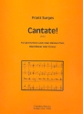 Cantate fr gem Chor, Blechblser und Klavier (Mnnerchor ad lib) Partitur