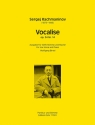 Vocalise op.34,14 fr Gesang (tief) und Klavier