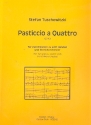 Pasticcio a quattro fr 2 Klaviere zu 8 Hnden und Streichorchester 2 Spielpartituren Klaviere solo