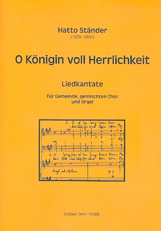 O Knigin voll Herrlichkeit fr Gemeinde, gem Chor und Orgel Partitur