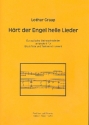 Hrt der Engel helle Lieder fr Blockflte und Tasteninstrument