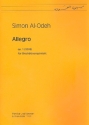 Allegro op.1  fr 2 Trompeten, Horn in F, Posaune und Tuba Partitur und Stimmen