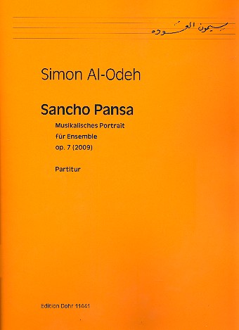 Sancho Pansa op.7 für Ensemble (11 Spieler) Partitur