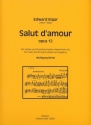 Salut d'amour op.12 fr Violine und Streichorchester Partitur