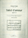 Salut d'amour op.12 fr Violine und Streichorchester Stimmensatz (3-3-2-2-1)