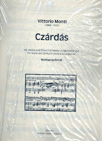 Czrds fr Violine und Streichorchester Stimmensatz (3-3-2-2-1)