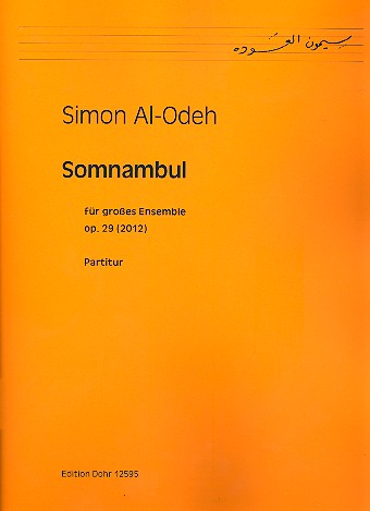Somnambul op.29 für großes Ensemble Partitur