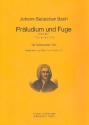 Präludium und Fuge F-Dur BWV854 für 3 Violoncelli Partitur und Stimmen