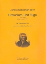 Präludium und Fuge e-Moll BWV883 für 3 Violoncelli Partitur und Stimmen