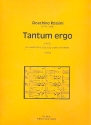 Tantum ergo fr 2 Tenre, Bass und Orchester Partitur