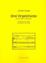 3 Orgelstcke ber sorbische Volkslieder fr Orgel