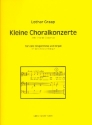 Kleine Choralkonzerte fr Gesang und Orgel Partitur