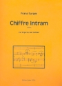 Chiffre Intram fr Orgel zu 4 Hnden Spielpartitur