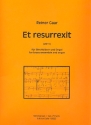 Et resurrexit fr 9 Blechblser und Orgel Blserstimmen