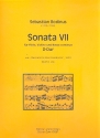 Sonate D-Dur Nr.7 für Flöte, Violine und Bc Partitur und Stimmen
