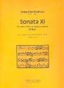 Sonate D-Dur Nr.11 für Flöte, Violine und Bc Partitur und Stimmen
