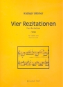 4 Rezitationen für Violine