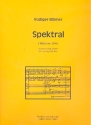 Spektral für Streichquartett Partitur und Stimmen