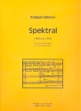 Spektral fr Streichquartett Partitur und Stimmen