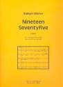 Nineteen Seventyfive für Rock-Streichquartett Partitur und Stimmen