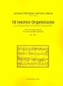 18 leichte Orgelstcke zum Gebrauch im ffentlichen Gottesdienste op.1 fr Orgel