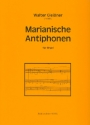 Marianische Antiphonen fr Orgel