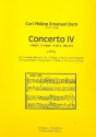 Konzert c-Moll Nr.4 H43,4 Wq474 fr Cembalo (Klavier) und Orchester Cembalo (Klavier)