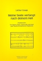 Meine Seele verlangt nach deinem Heil fr Sopran, Oboe, Violoncello und Orgel 2 Partituren und Instrumentalstimmen