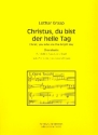 Christus du bist der helle Tag fr Violine, Fagott und Orgel Stimmen