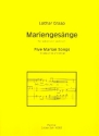 Mariengesnge fr Gesang und Orgel Partitur