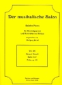Bahn frei op.45 fr Streichquartett und Kontrabass ad lib Partitur und Stimmen