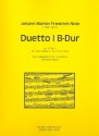 Duett B-Dur op.13,1 fr 2 Violinen Partitur und Stimmen