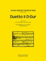 Duett D-Dur op.13,2 fr 2 Violinen Partitur und Stimmen