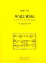 Andantino Von guten Mchten wunderbar geborgen fr Violine und Orgel