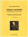 Allegro cantabile aus der Orgel-Sinfonie Nr.5 f-Moll op.42 Nr.1 fr Altsaxophon und Orgel