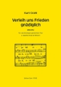 Verleih uns Frieden gndiglich fr gem Chor a cappella Partitur