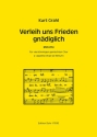 Verleih uns Frieden gndiglich fr gem Chor a cappella Partitur