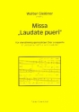 Missa Laudate pueri fr gem Chor a cappella Partitur