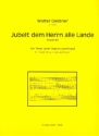 Jubelt dem Herrn alle Lande fr Tenor (Sopran) und Orgel Partitur