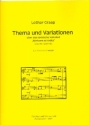 Thema und Variationen ber das sorbische Volkslied Winkowa za'rodka fr Streichorchester Partitur und Stimmen (3-3-2-2)