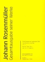 Coeli enarrant gloriam Dei RWV.E12 fr Alt, Tenor, Bass, 2 Violinen und Bc Partitur