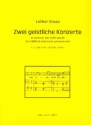 2 geistliche Konzerte fr Gesang und Orgel (Klavier) Partitur