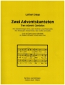 2 Adventskantaten fr dreistimmigen Chor (SAM), 2 Violinen und Violoncello Partitur und Stimmen