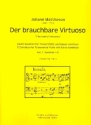 Der brauchbare Virtuose Band 1 - Sonaten Nr.1-3 fr Traversflte und Bc Partitur und Stimmen (Bc ausgesetzt)