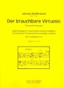 Der brauchbare Virtuose Band 2 - Sonaten Nr.4-6 fr Traversflte und Bc Partitur und Stimmen (Bc ausgesetzt)