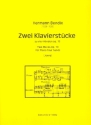 2 Klavierstcke op.10 fr Klavier zu 4 Hnden Partitur